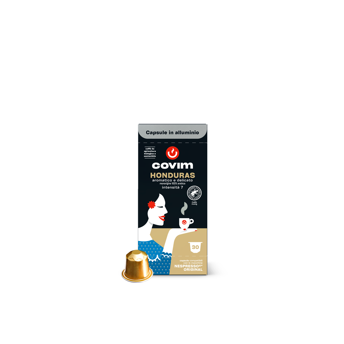 Capsule compatibili Nespresso® Alluminio Honduras - Covim